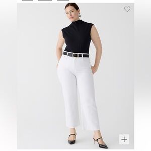 NWT J CREW SLIM CURVY WIDE LEG PANTS